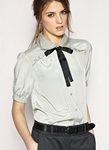 блузка с воротничком, завязывающимся на бант спереди, от Asos